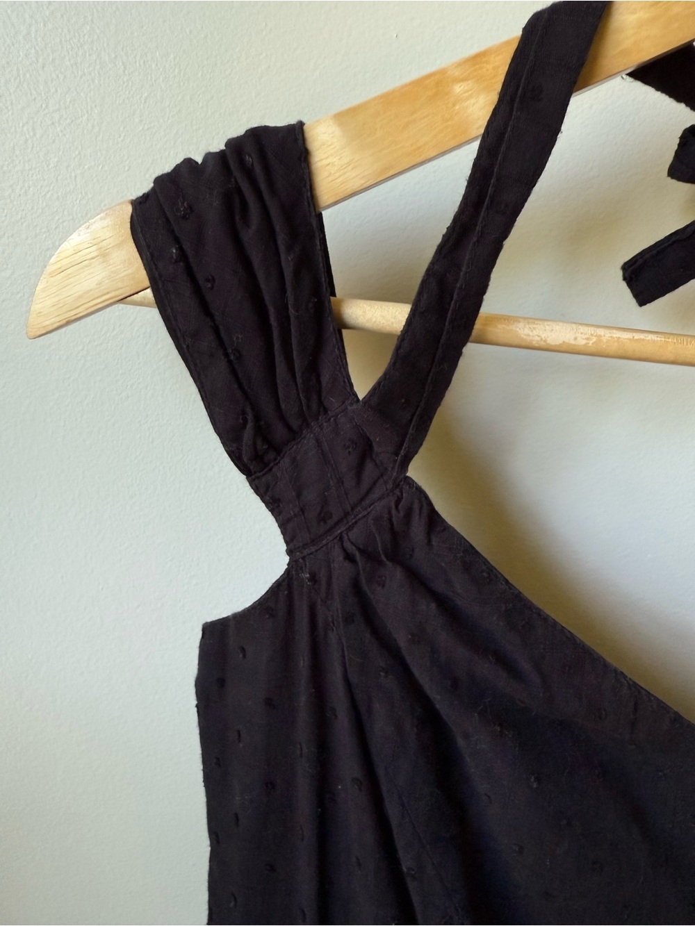 HELL BUNNY Vixen Black Swiss Dot Rockabilly Pin Up Dress Retro Sweetheart S‎ - Picture 3 of 6